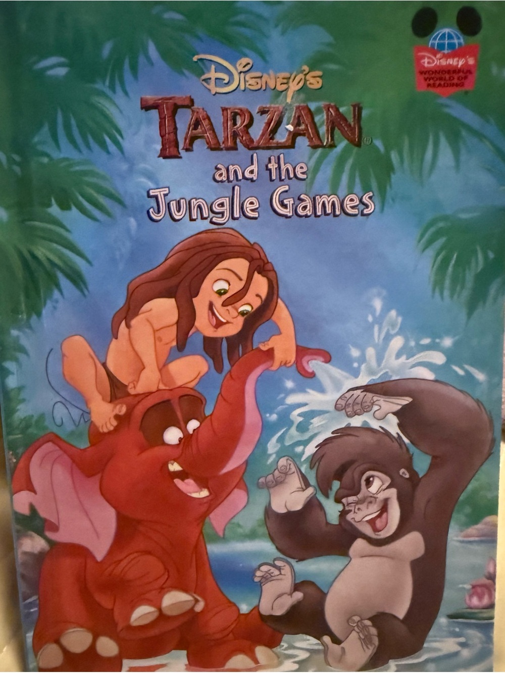 Disney Tarzan and the Jungle Games -Wonderful World of Reading -1995